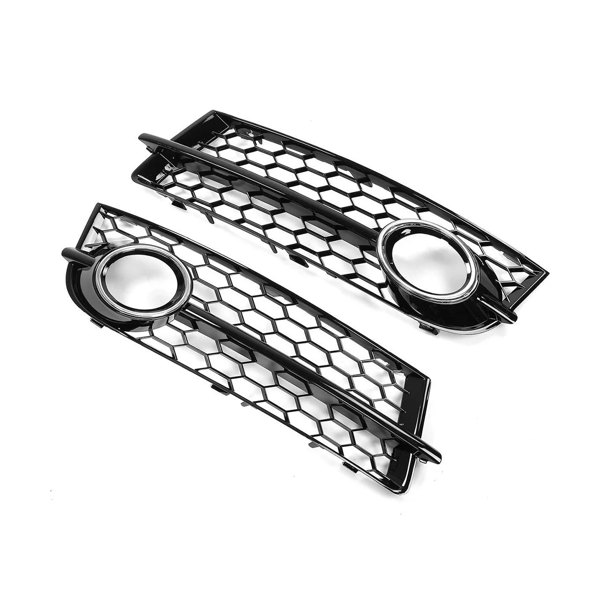 

Car Chrome Fog Light Grill Lamp Cover Trim Front Fog Lamp Grilles for Audi TT 8J 2006-2014 8J080768201C 8J080768101C