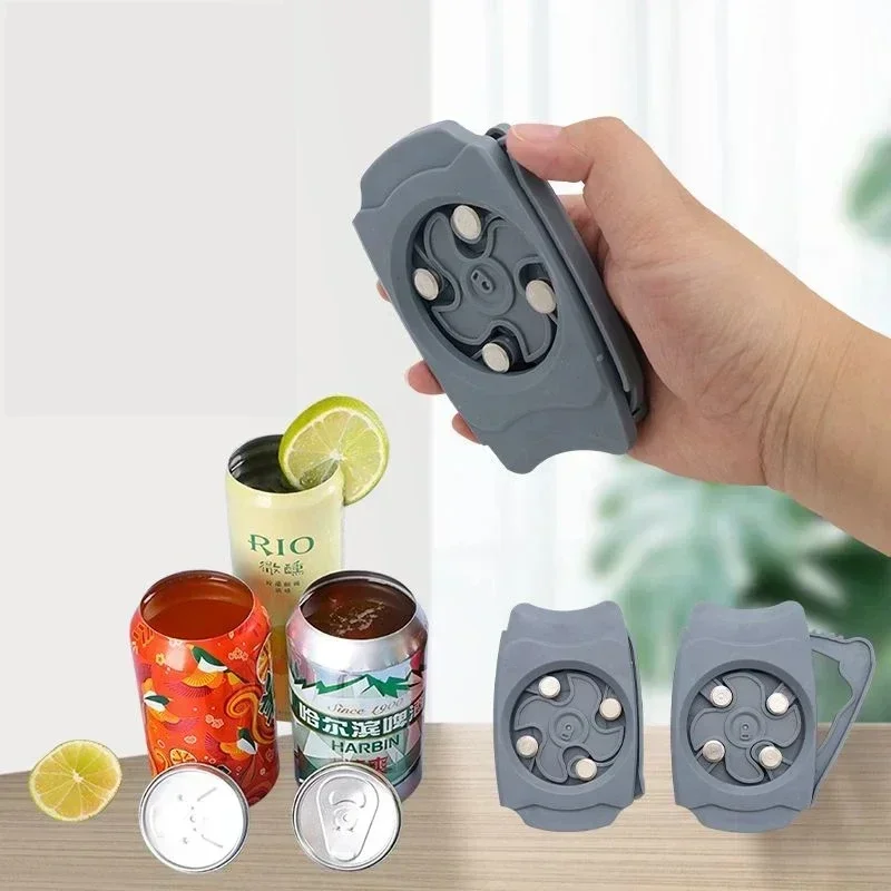 1pcs Multifunctional Portable Beer Can Opener Can Cap Cut Coke Bottle Quick Opener Party Bar Potluck