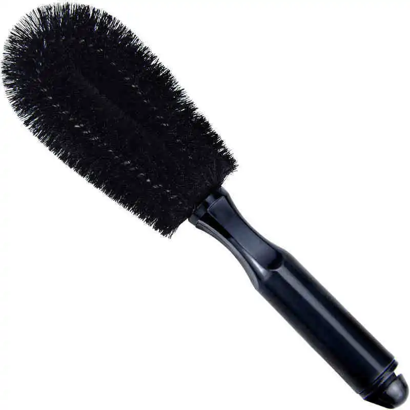 Wheel Brush Car Wheel Brush Tire Cleaning Brushes Tools Car Rim Scrubber Cleaner Duster Handle Motorcycle Truck Wheels Detailing Brush