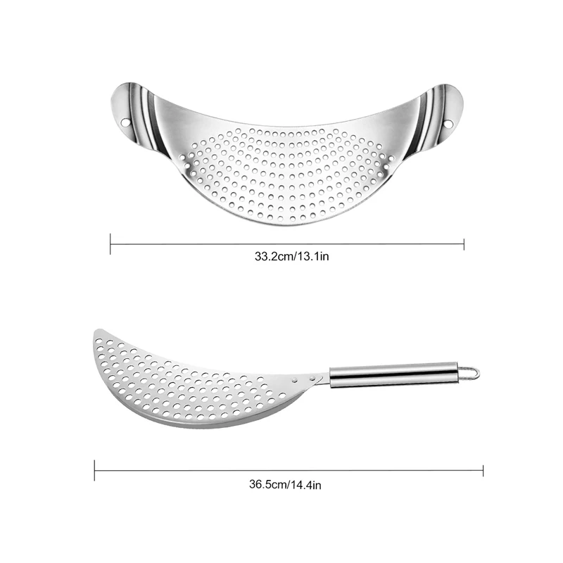Passoire Inox 20cm Herogo - Micro-perforée Pour Pâtes Et Légumes