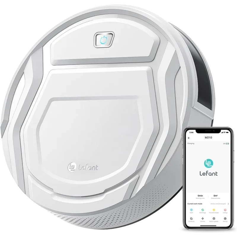 

Lefant Robot Vacuum Cleaner, Tangle-Free, Strong Suction, Slim, Low Noise, Automatic Self-Charging, Wi-Fi/App/Alexa Control