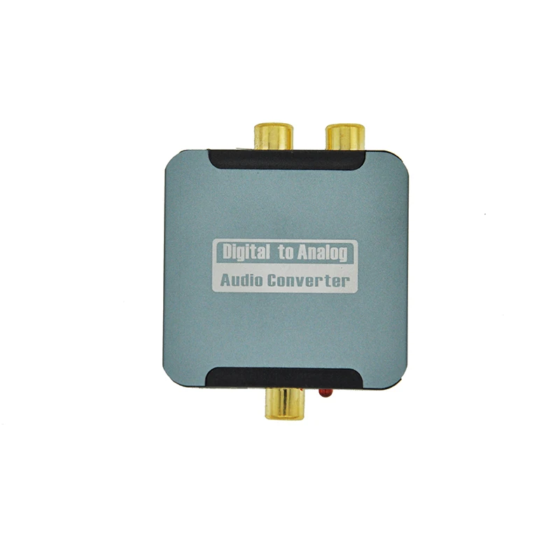 Digital To Analog Audio Converter Optical SPDIF/Coaxial To L/R Decoder Alloy Upgraded Audio Coaxial Converter SPDIF Lotus