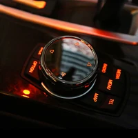 for IDrive Car Multimedia Button Cover Trim Knob Sticker for -BMW F10 F18 F07 F20 F21 F06 F12 F30 F01 F02 F25 F26 2