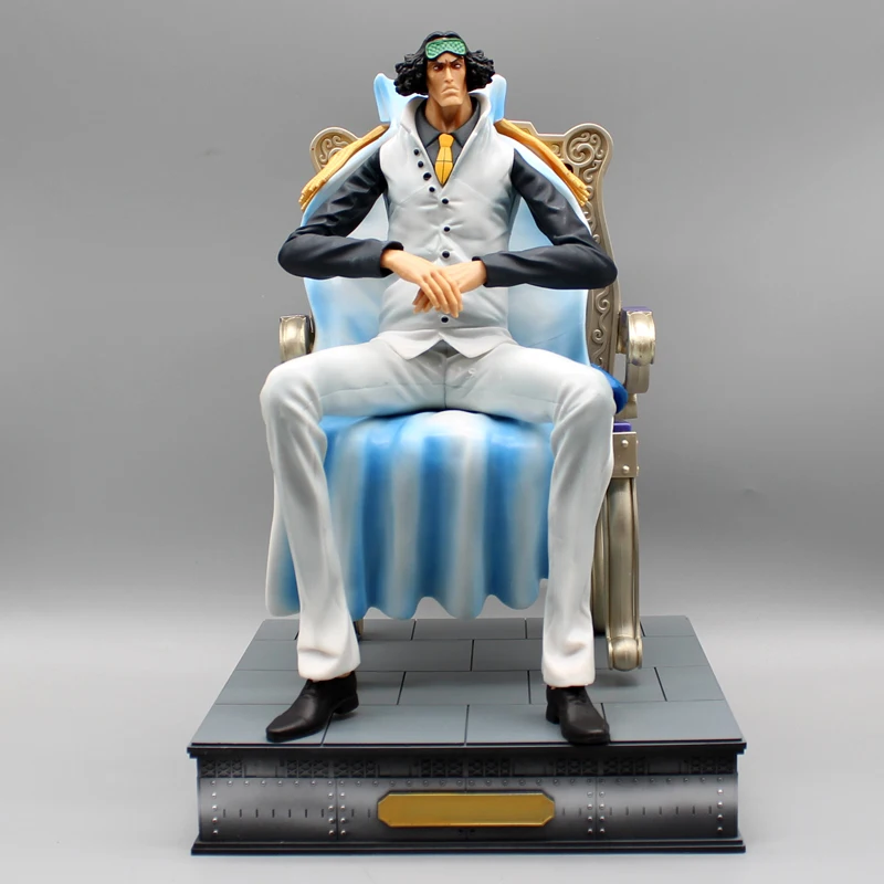 One Piece Figures Admirals Kizaru, Aokiji, Akainu 30cm Anime Statue