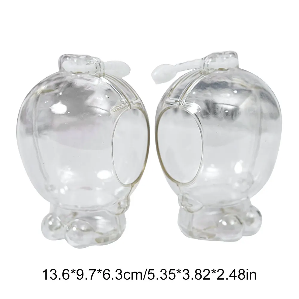 Transparent Protective Cover Doll Dust Storage Case Cute Doll Protective Cover Plush Face Protective Case for Plush Dolls