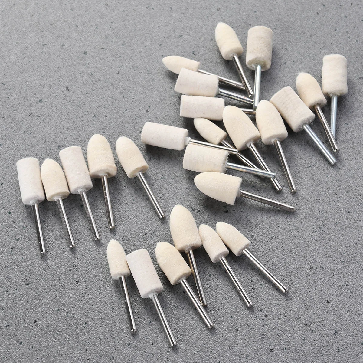 

25pcs Polishing Buffing Wheel Set Buffing Wheel for Drill Polishing Wheels with Cleaning Brush for Jewelry Mechanical Parts
