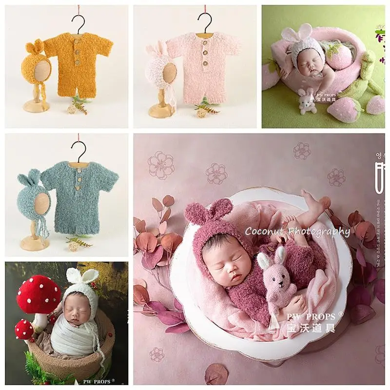 children-photography-props-hat-pants-doll-multiple-sets-newborn-full-moon-100-days-photo-clothes