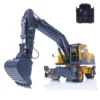 LESU ET30H RC Excavator 1/14 CNC Metal Hydraulic Wheel Digger Finished Remote Control Truck Sound Light Model Toys Gift THZH1185 1
