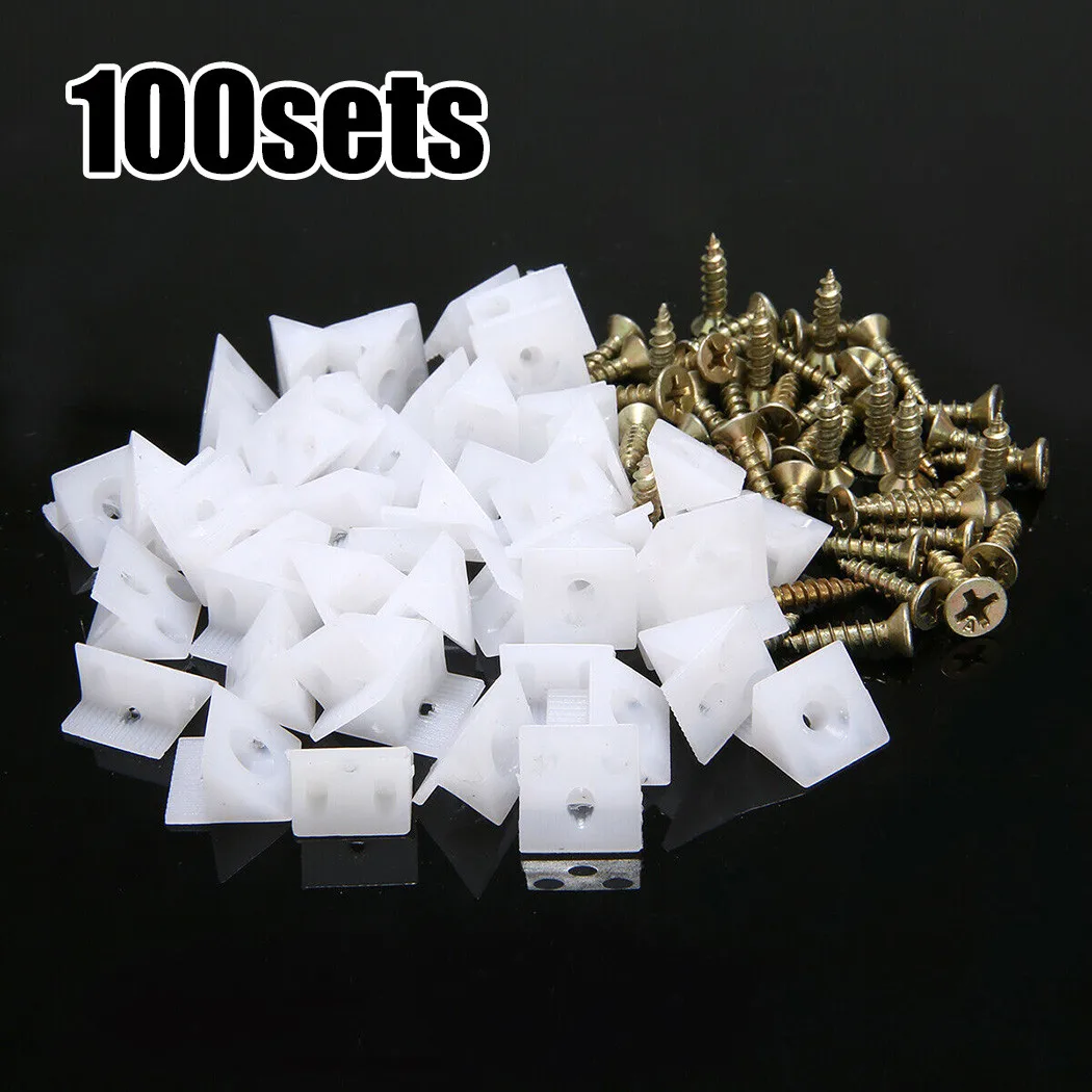 Pack Of 100 Furniture Wedges Invisible And Maintains Original Look Easy To Use With Screwdriver Ideal For Chest Drawer Repair