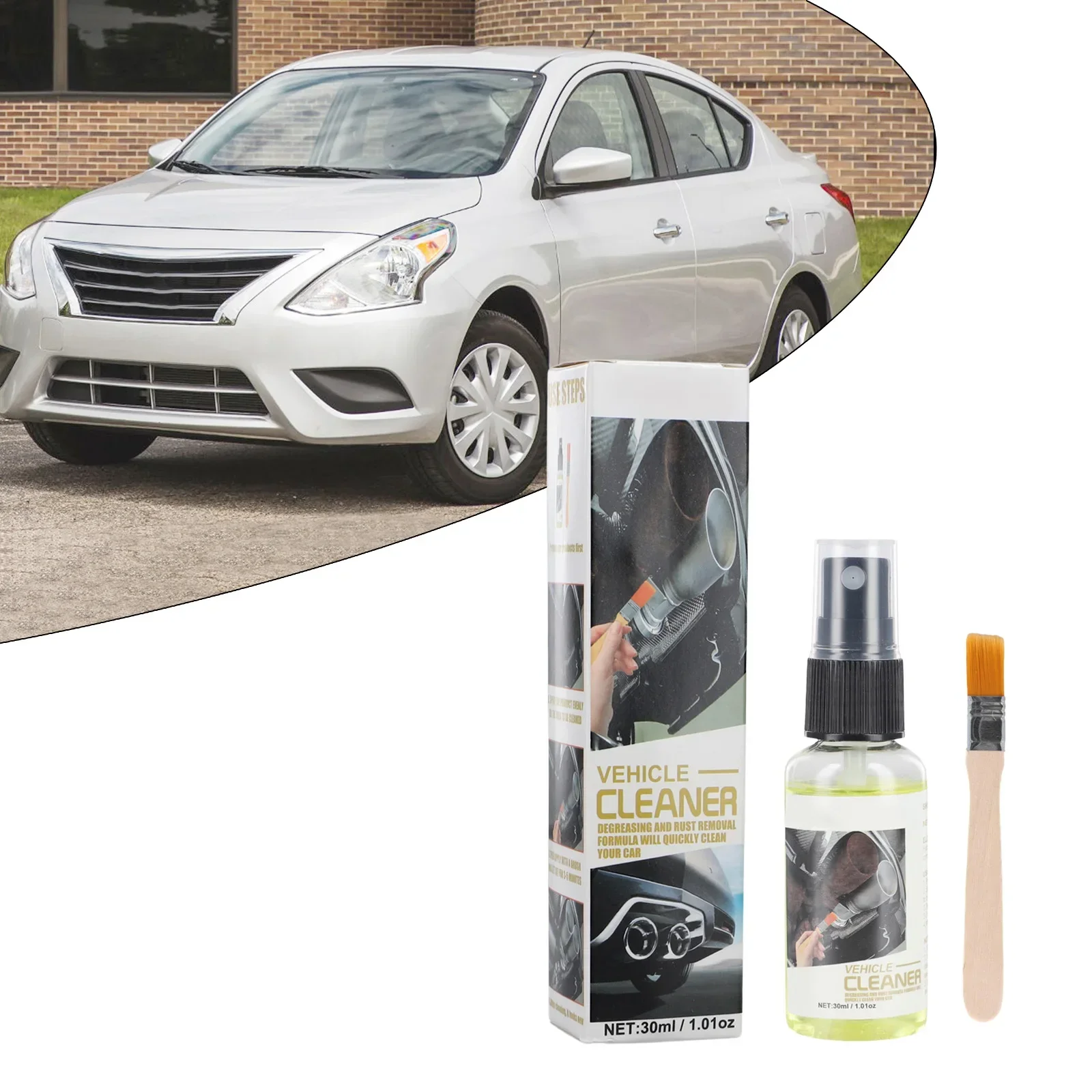 Door Lock Etc Brush Automobile Multifunctional Brush Convenient Application Powerful Rust Remover Automobile Multifunctional