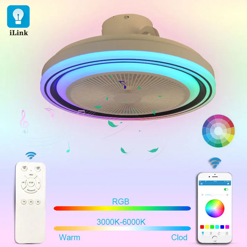 円形シーリングファン 調光機能付き　LED Bluetoothスピーカー Amazon.co.jp : シーリングファンライト LED シーリングファン