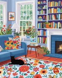 Hand-Painted Animal Canvas Art - Readyframe 50x65cm (C1122)