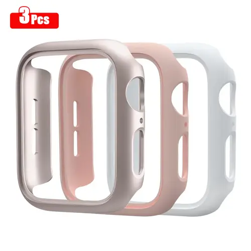 3pcs Hard PC Case For Apple Watch 45mm 41mm 38mm 42mm 40mm 44mm Matte Bumper Protective Case Frame for iWatch SE 9 8 7 6 5 4 3 2 - Image 7