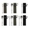 Titanium Camping Tableware Camping Utensils Metal for Backpacking Picnic 1