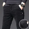 Fashion Fleece Keep Heat Warmth Men's Straight Leg Corduroy Pants Thicken Plus Velvet Casual Trousers Autumn Winter Solid Pants 5