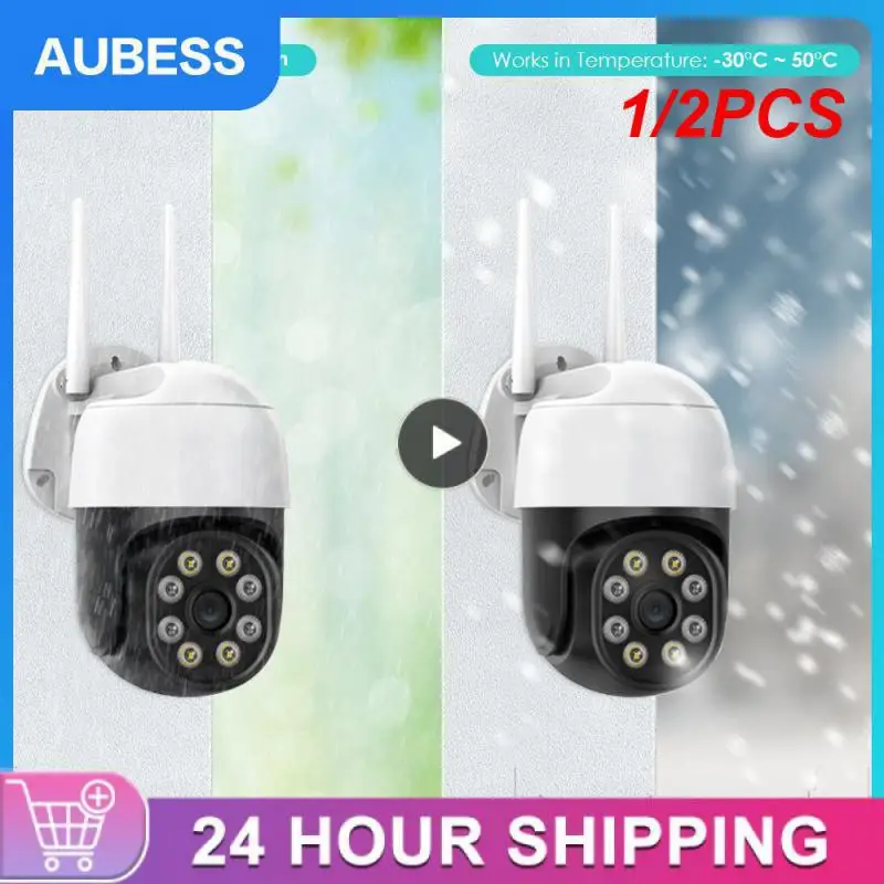 

1/2PCS 8MP Binocular Security Camera Outdoor WiFi PTZ Dual Lens 4MP Surveillance CCTV IP Camera AI Tracking P2P IP66 ICsee