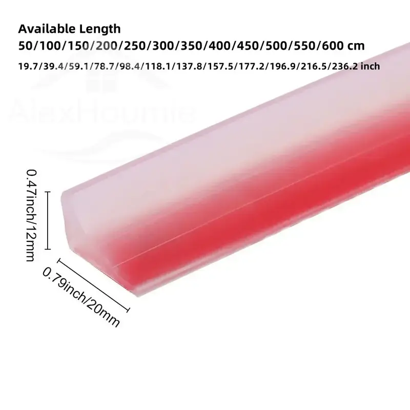 Self-Adhesive Silicone Bathroom Water Stopper Water Retaining Strip Bendable Bathroom Door Washing Machine Shower Dam Barrier - Image 6