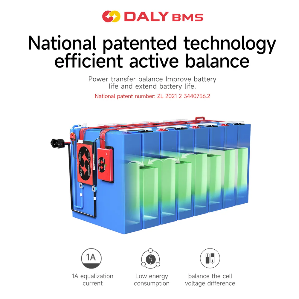 Enhanced LiFePO4 Battery Equalizer with Active Balancing and Smart BMS