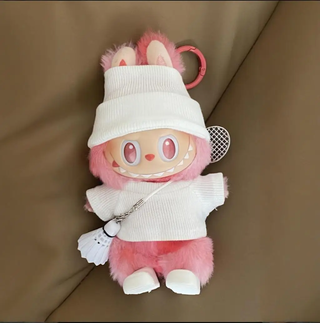For labubu Sports suit Badminton sportswear doll clothes For Ropa