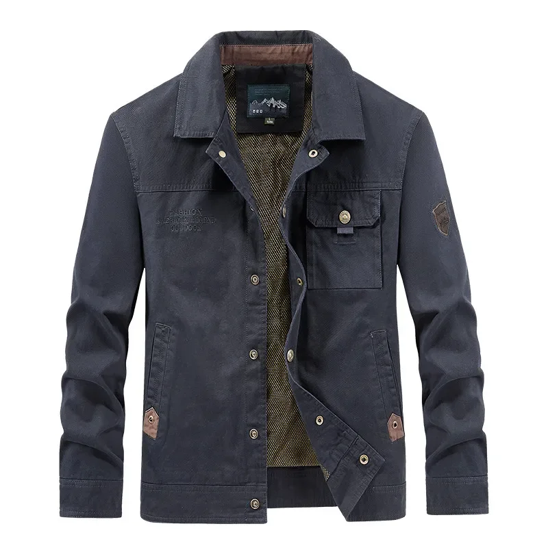 Waterproof Men's Tactical Multi-Pocket Windbreaker Jacket - Wear-Resistant, Thin Cargo Coat