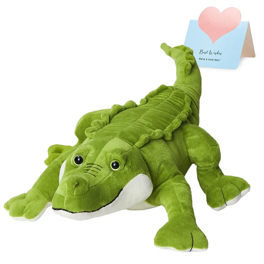 45cm Crocodile Doll Green Stuffed Animals Hugging Noon Sleeping Pillow Cotton Plush Toy for Girls Soft Cute Children Baby Toys