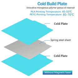 Enhanced Magnetic PEI Texture Sheet for 3D Printer Heated Bed - 235x235mm (Cold Build)