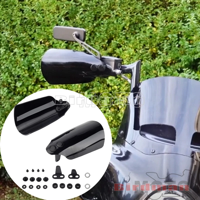 

Handguard Windshield Motorcycle Handlebar Cover Mounting Hardware For Harley Dyna Softail Sportster Road King Super Glide 96-17