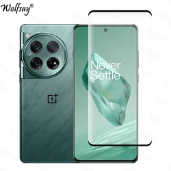 3D Curved Edge Full Cover Tempered Glass Screen Protector, 6.82 - Inch - OnePlus 12 (1 Tempered Glass)