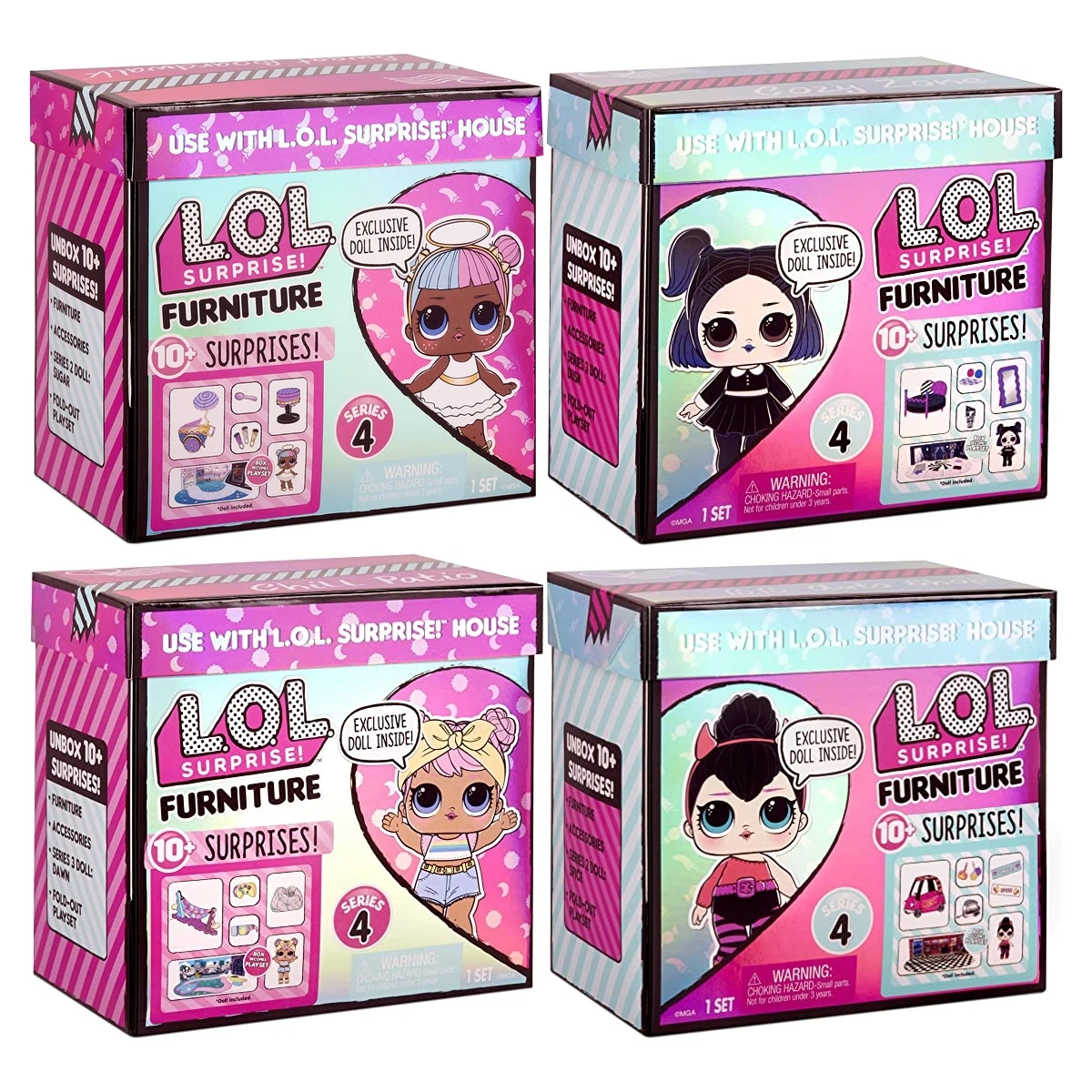 OriginalLOLSurprisedollfurnitureseriesscenewinterfour