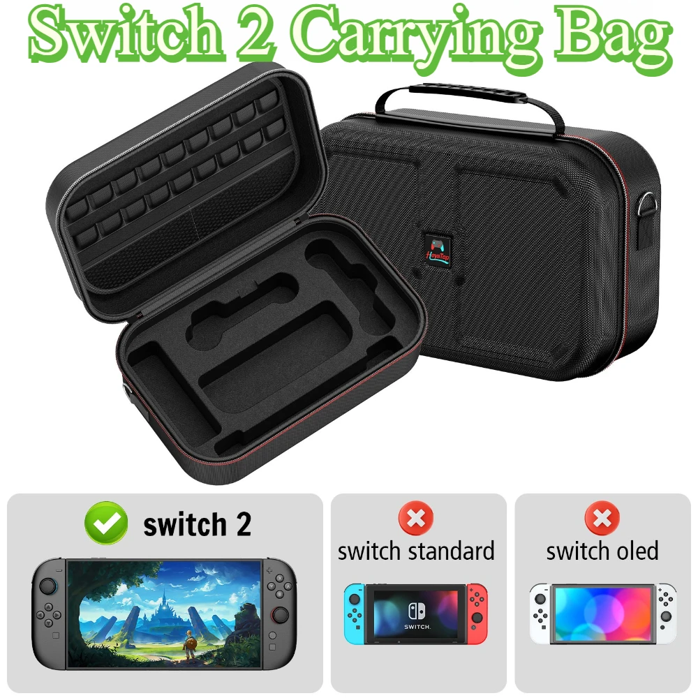 1 Stück Switch 2 Tragetasche Tragbare Handheld-Einzeltasche, Reisetasche für Switch 2 Controller-Zubehör Männer Frauen Weihnachtsgeschenke
