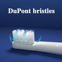 Têtes de brosse de rechange pour XIAOMI MIJIA T100, 8 pièces, brosse à dents électrique sonique, aspirateur DuPont, buses adaptées à poils souples 4