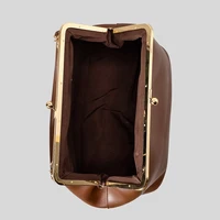 Mode grande pochette Kisslock pour femmes concepteur pince coquille femmes sacs à bandoulière de luxe en cuir Pu souple couleur rose sacs à main 6