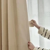 Thickened Cotton Linen Blackout Curtains for Bedroom Dining Luxury Modern Customized Thermal Insulation Window Tulle 3