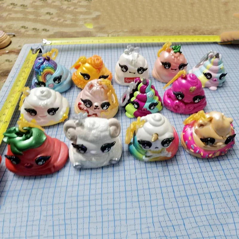 

2Pcs Original Blind Mystery Bag Unicorn PVC Slime Figure Keychain Pendant Figurine Rare Glitter Collect Model Supurise Gift Toy