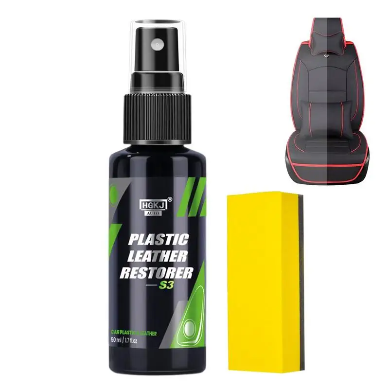 

Leather Restorer Spray Auto Interior Repair Agent Easy To Use Shine Spray For Cars Trucks Motorcycles RVs And More