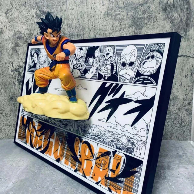 Quadro/imã 3d Dragon Ball Z - Goku