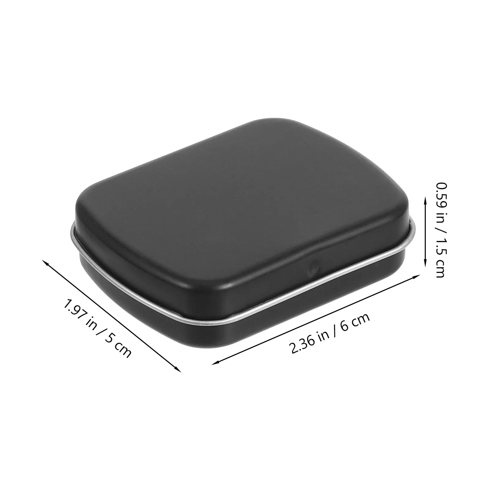 2Pcs 휴대용 수채화 팔레트 상자 24칸 철제 틴 여행 야외 스케치 빈 페인트 보관 트레이 금속