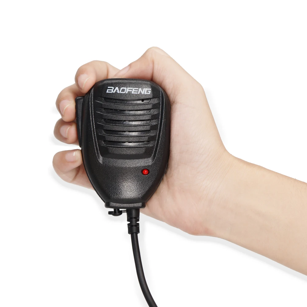 Baofeng Original UV-5R Microphone For Radio Shoulder Handheld Speaker Mic UV-5R Plus UV-82 BF888S Walkie Talkie Accessories