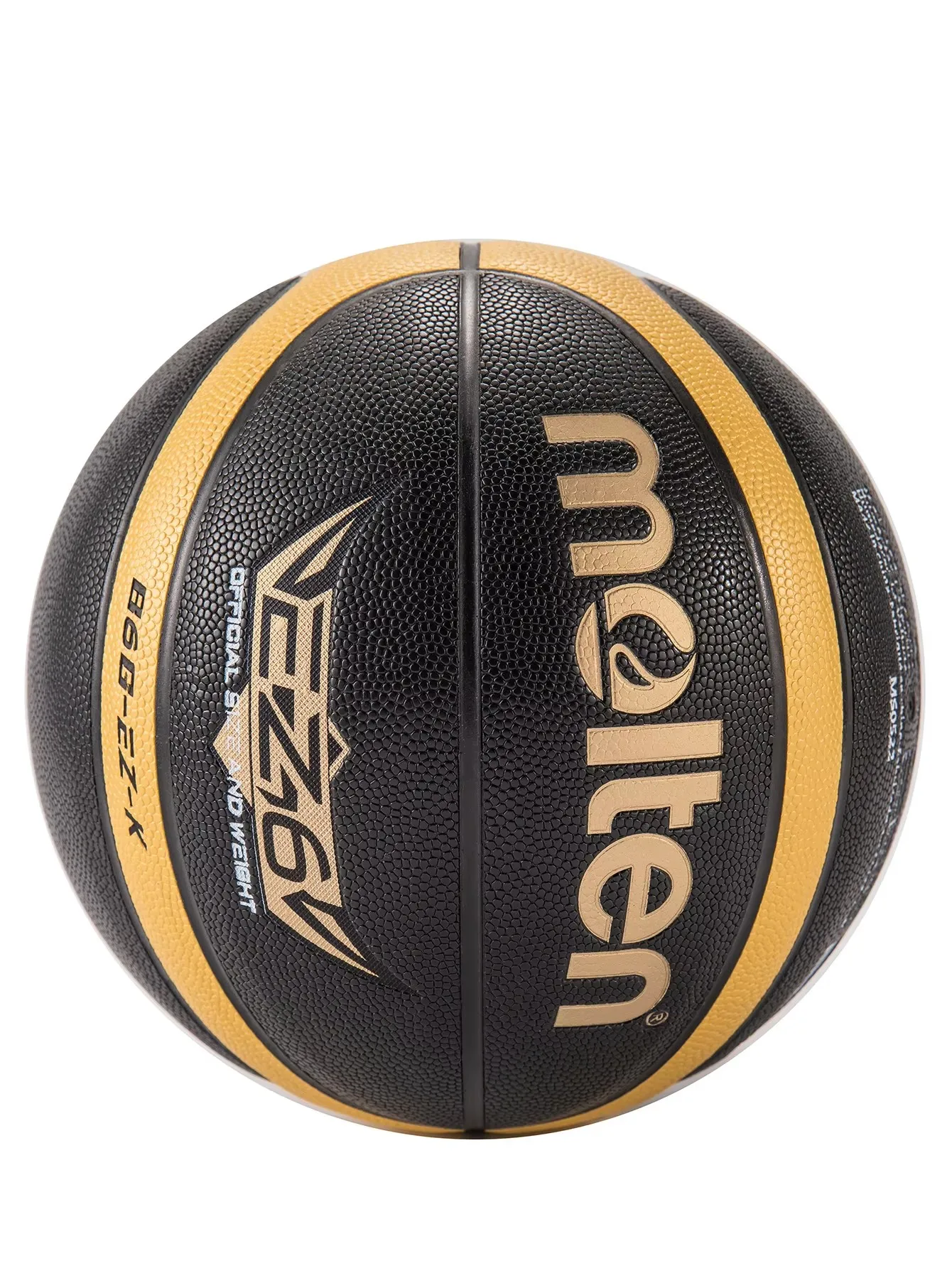 Molten Size 5 6 7 Basketball EZ-K Black Gold PU Outdoor Indoor Balls Women Youth Man Match Training Basketalls basketball balls