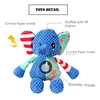 Cute Plush Toys Animal Shaped Dog Chew Squeaky Toys Whistling Involved Funny Pets Interactive Teeth Cleaning Toys Supplies 4