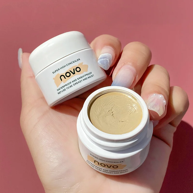 Novo Full Coverage Flawless Makeup Texture Concealer Foundation for Facial Acne Marks Dark Circles Tattoos Powerful Contour liquid concealer makeup concealer waterproof concealer face concealer concealer foundation cream makeup base cream