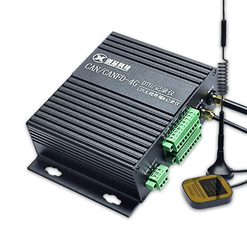 CAN/CANFD - 4G LTE 모듈 고속 양방향 전송 DTU 모듈 CAN/CANFD 레코더 저장