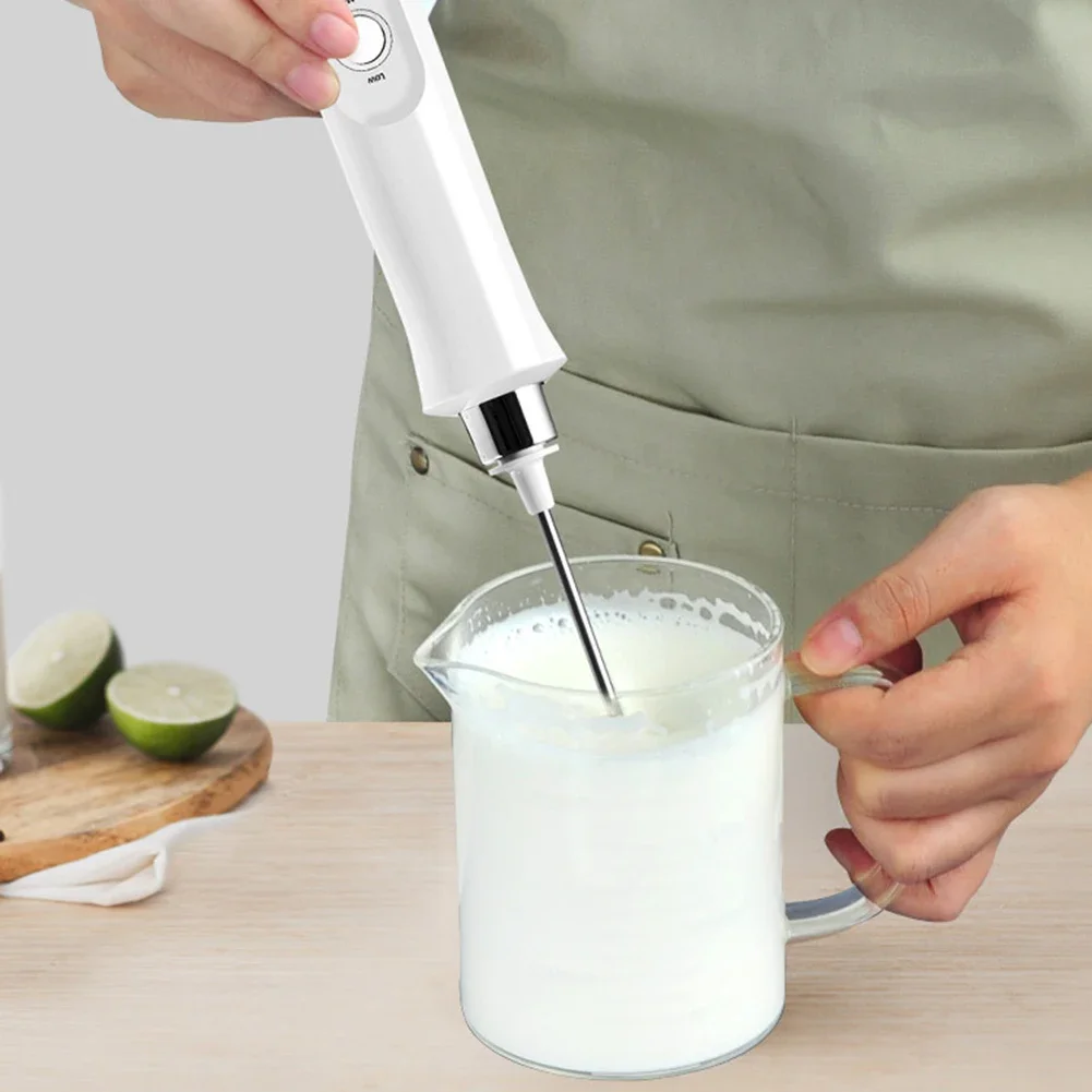Description Picture 5 of itemHandheld Egg Beater Mixer Drink Blender with 3 Modes 3 Whisk USB Charger Bubble Maker Coffee Foamer USB Electric Milk Frother