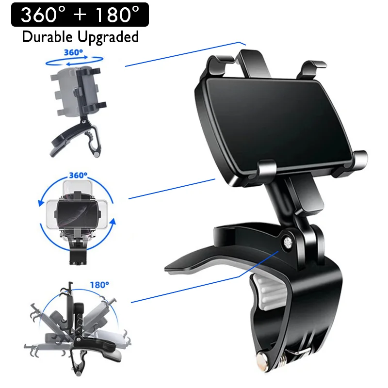 phone stand for car Universal Dashboard Car Phone Holder Easy Clip Mount Stand GPS Display Bracket Car Front Support Stand for iPhone Samsung Xiaomi phone stand for car Holders & Stands