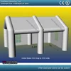 6m 8m White Inflatable Wedding Tent With Windows Giant Cover Marquee For Outdoor Events Party Roof House Room Shelter Church 3
