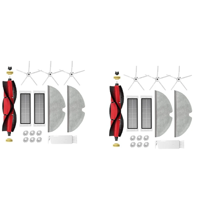 

2X комплекта аксессуаров для пылесоса Xiaomi Roborock S5 Max S6 Max S6 Pure S6 Maxv S50 S51 S55 S60 S65 S5 S6