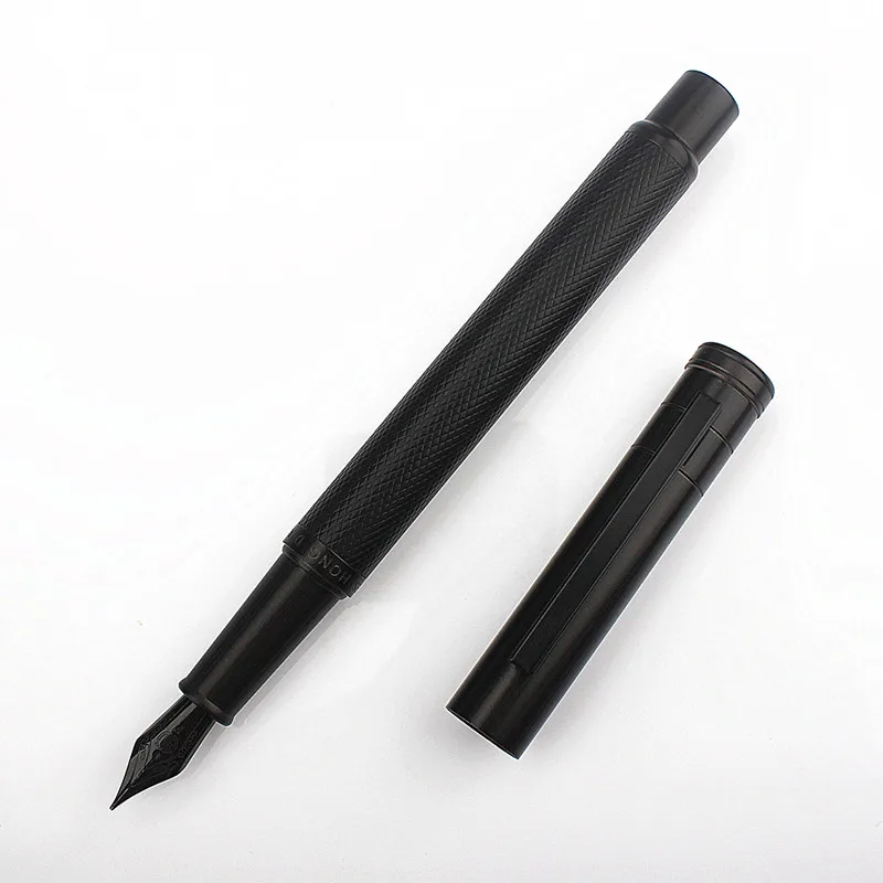 Luxury quality HongDian Black Colors Business office Fountain Pen student School Stationery Supplies ink calligraphy pen