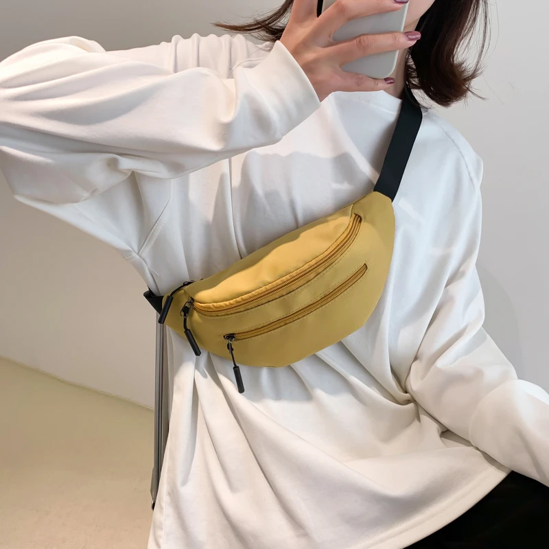 Casual Women Waist Bags 2023 Female Chest Bag Travel Hip Belt Bag Fanny Pack Crossbody Bags Ladies Handbags Designer Purses Sac