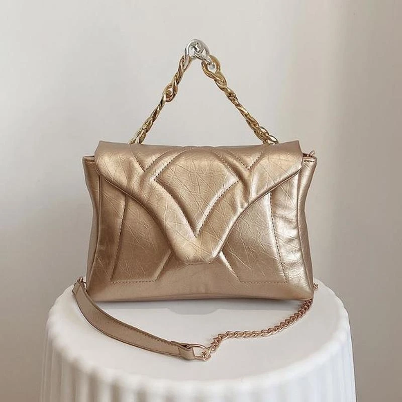 Bolsos de mano de diseñador de lujo para fiesta de carteras de hombro con dorado exquisito, de lujo de marcas famosas, bolso avanzado| | -