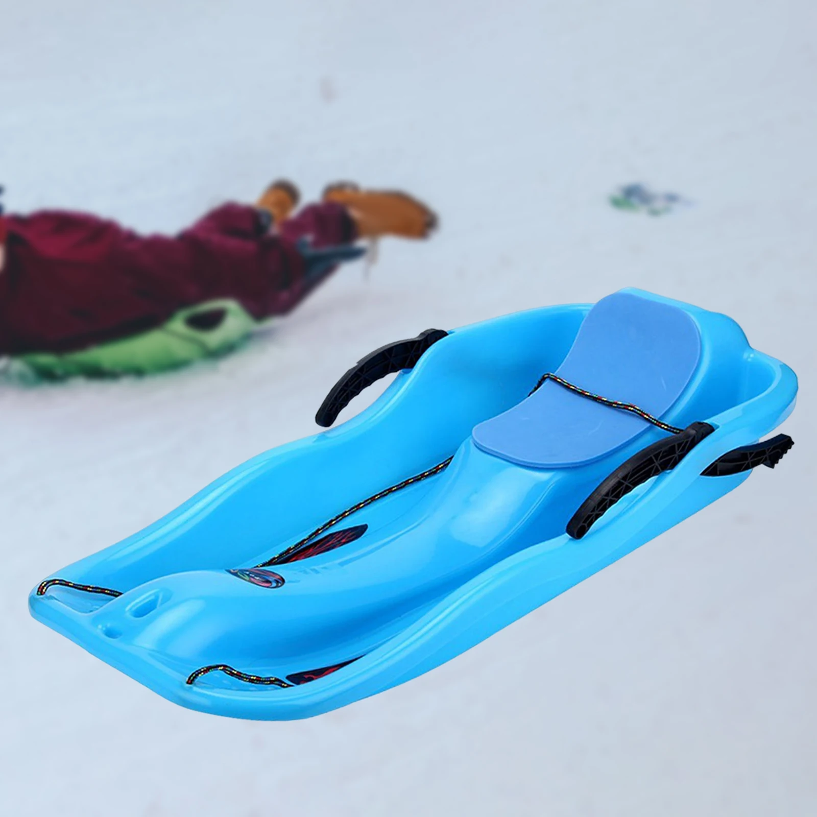 Snow Sled Grass Sliding Wear Resistant Snowboard Ski Board Toboggan Outdoor Sports Toboggan Sleigh Skiing Skating
